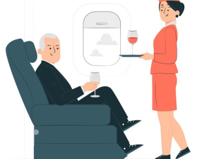 Le compagnie aeree alzano la qualità dei vini offerti in volo 